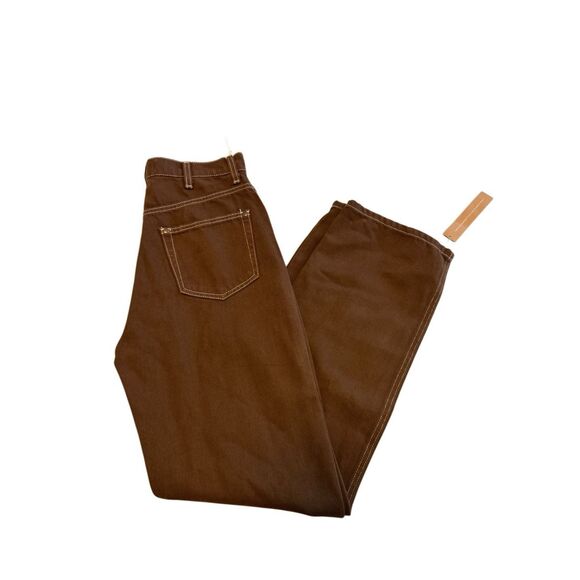 Reformation size 25 cowboy high rise straight jeans chocolate brown - NWT - Picture 2 of 10